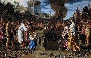 Pieter Lastman Orestes and Pylades Disputing at the Altar. Germany oil painting artist